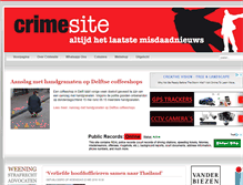 Tablet Screenshot of crimesite.nl